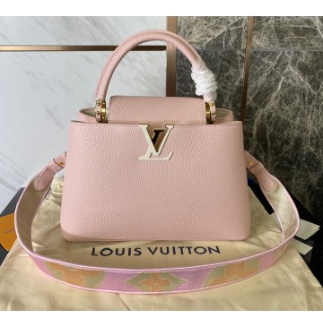 Louis Vuitton Capucines MM Bag M59438-pink