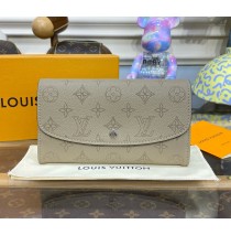 Louis Vuitton Mahina Leather Iris Wallet M60145-gray