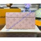 Louis Vuitton Mahina Leather Iris Wallet M60145-pink