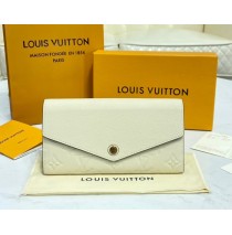 Louis Vuitton Monogram Empreinte Leather Sarah Wallet M61182-beige