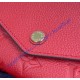 Louis Vuitton Monogram Empreinte Leather Sarah Wallet M61182-red