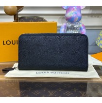 Louis Vuitton Mahina Leather Zippy Wallet M61867-black