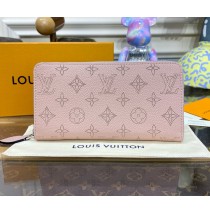 Louis Vuitton Mahina Leather Zippy Wallet M61867-pink