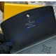 Louis Vuitton Mahina Leather Iris Compact Wallet M62542-black