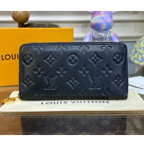Louis Vuitton Monogram-embossed Lambskin Zippy Wallet M81510