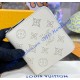 Louis Vuitton Mahina Leather Zippy Compact Wallet M81558-cream