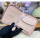 Louis Vuitton Mahina Leather Zippy Compact Wallet M81558-pink