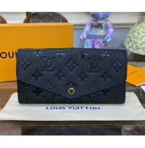 Louis Vuitton Monogram Empreinte Sarah Wallet M82257-black