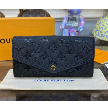Louis Vuitton Monogram Empreinte Sarah Wallet M82257-black