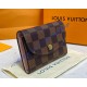Louis Vuitton Damier Ebene Rosalie Coin Purse N64423-brown