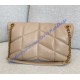 Saint Laurent LOULOU PUFFER Small bag in quilted lambskin YSL577476A-tan