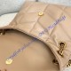 Saint Laurent LOULOU PUFFER Small bag in quilted lambskin YSL577476A-tan
