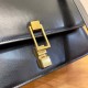 Saint Laurent Carre Ultra Soft Calf Leather Shoulder Bag YSL585060-black