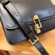 Saint Laurent Carre Ultra Soft Calf Leather Shoulder Bag YSL585060-black