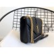 Saint Laurent Envelope Medium In Matelasse Lambskin YSL600185A-black