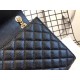 Saint Laurent Envelope Medium In Matelasse Lambskin YSL600185A-black