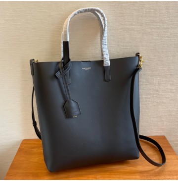 Saint Laurent Shopping Leather Bag YSL600307-black