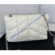 Saint Laurent LouLou Puffer Mini In Lambskin YSL620333B-cream