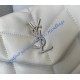 Saint Laurent LouLou Puffer Mini In Lambskin YSL620333B-cream