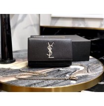 Saint Laurent Kate Small In Grained Leather YSL628215B-black
