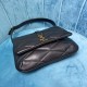 Saint Laurent Le 57 Hobo Bag In Quilted Lambskin YSL698567-black