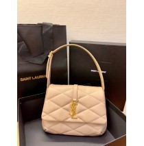 Saint Laurent Le 57 Hobo Bag In Quilted Lambskin YSL698567-tan