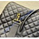 Saint Laurent Es Giant Travel Bag In Quilted Leather YSL736009-black