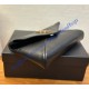 Saint Laurent Cassandre Small Envelope Pouch In Lambskin YSL764931-black