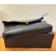 Saint Laurent Cassandre Small Envelope Pouch In Lambskin YSL764931-black
