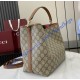 Gucci GG Emblem medium bucket bag GU815103-brown