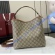 Gucci GG Emblem medium bucket bag GU815103-brown