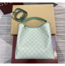 Gucci GG Emblem medium bucket bag GU815103-green