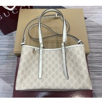 Gucci GG Emblem Medium tote bag GU815214-oat-beige