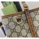 Gucci GG Emblem Medium tote bag GU815214-brown