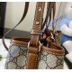 Gucci GG Emblem Medium tote bag GU815214-brown