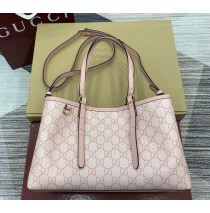 Gucci GG Emblem Medium tote bag GU815214--pink