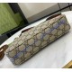 Gucci GG Emblem small shoulder bag GU815218-brown