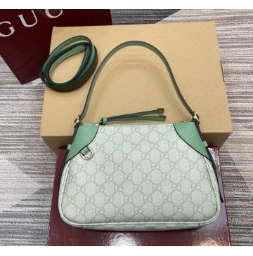 Gucci GG Emblem small shoulder bag GU815218-green