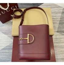 Gucci 73 medium bucket bag GU833660L-wine