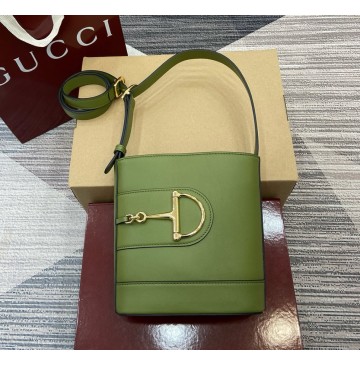 Gucci 73 Small bucket bag GU833665L-green