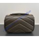 Saint Laurent LOULOU MINI in lambskin YSL821749-dark-brown