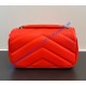 Saint Laurent LOULOU MINI in lambskin YSL821749-orange