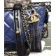 Chanel Gabrielle Small Hobo Bag Blue Black