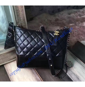 Chanel Gabrielle Hobo Bag Black