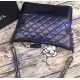 Chanel Gabrielle Hobo Bag Blue Black