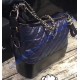 Chanel Gabrielle Hobo Bag Blue Black