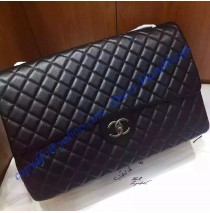 Chanel XXL Classic Flap Bag in black leather