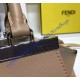 Fendi Mini 3Jours in Gray Leather Handbag
