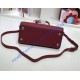 Fendi Mini 3Jours in Wine Red Leather Handbag