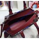 Fendi Mini 3Jours in Wine Red Leather Handbag